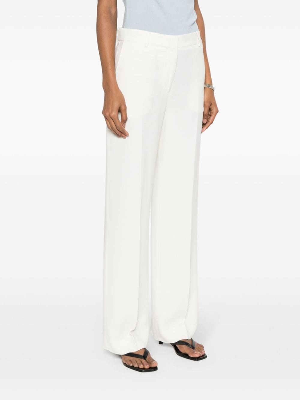 straight-leg tailored trousers - 3
