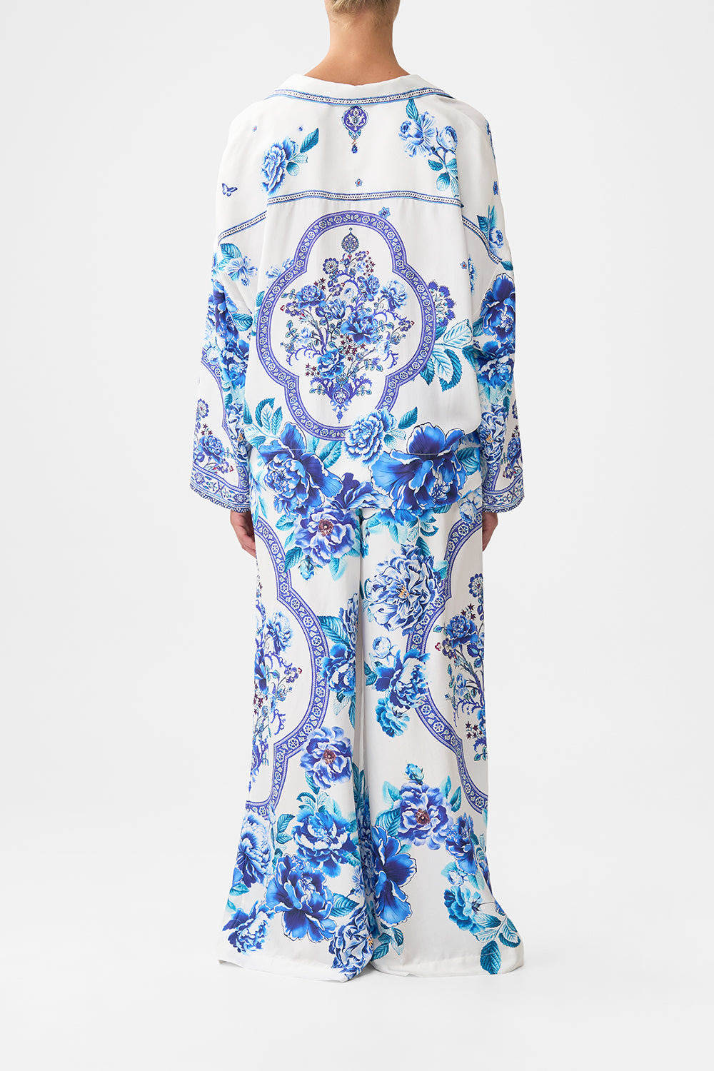WIDE LEG WAISTED PANT - 3