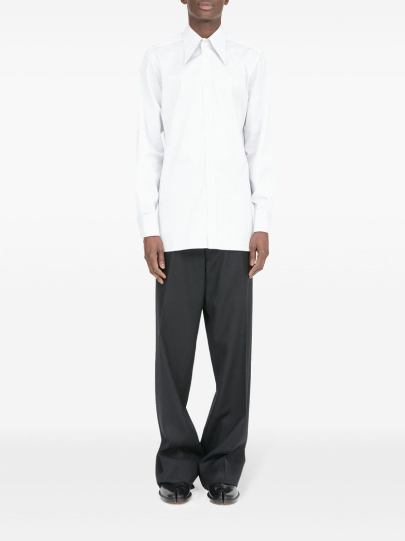 Maison Margiela pinstripe cotton poplin shirt outlook