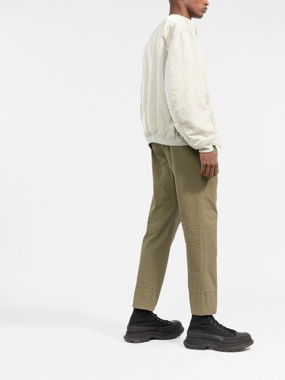 straight-leg chinos - 4