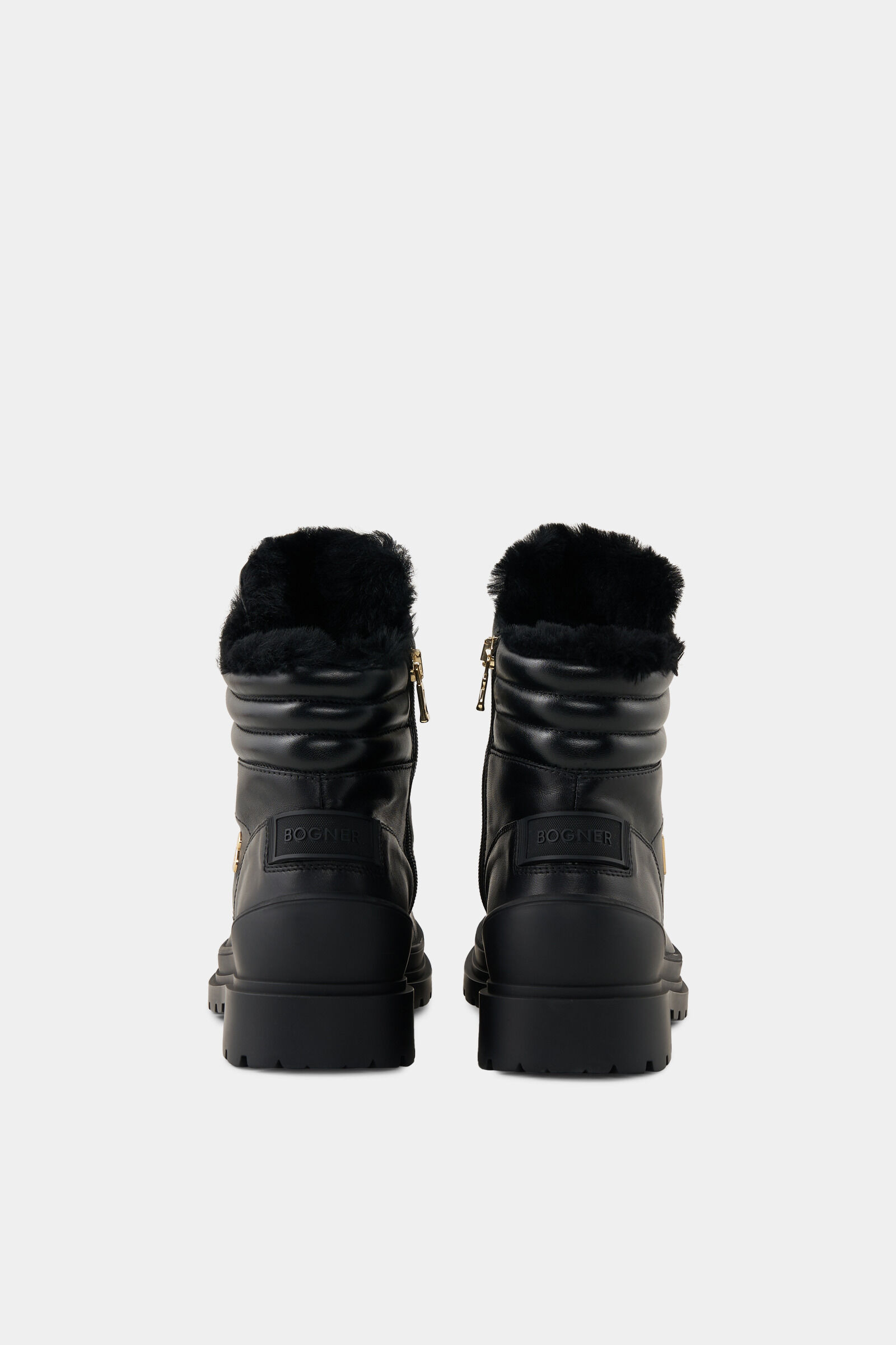 Mid boots St.Moritz with spikes in Black - 5