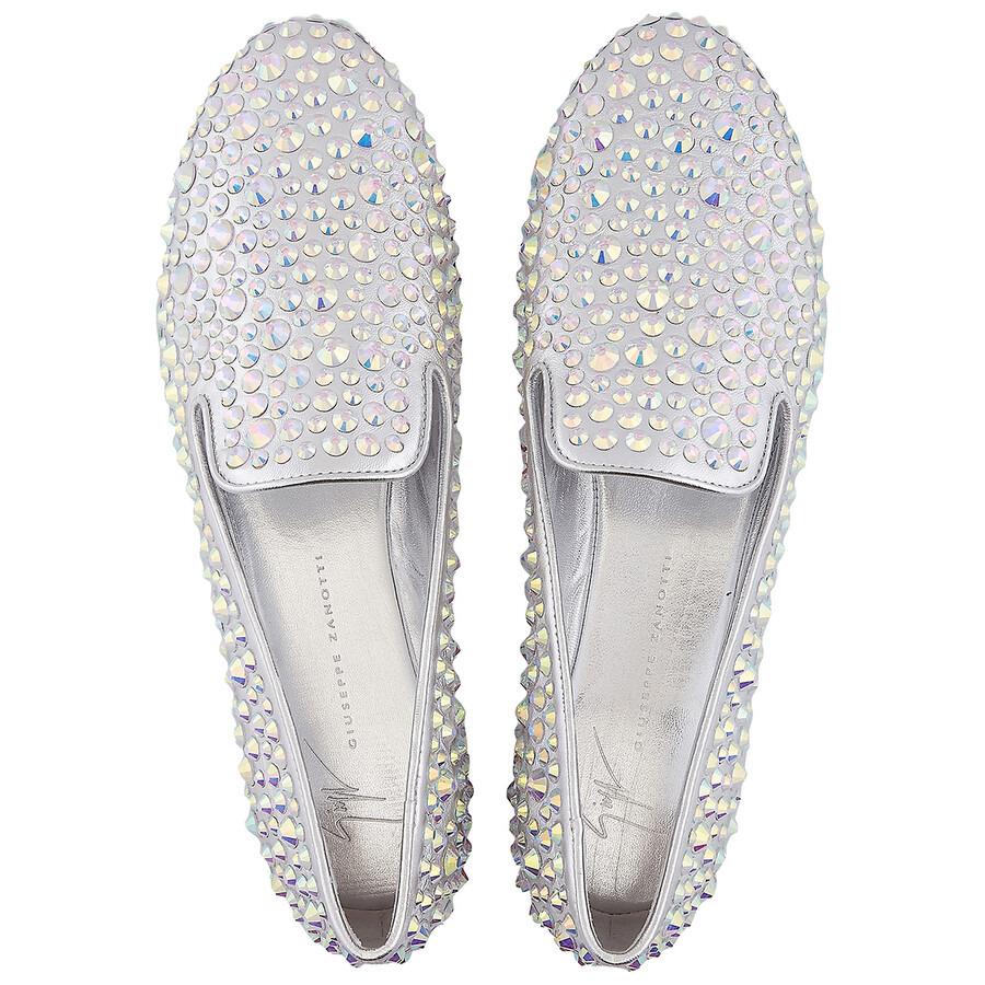 Giuseppe Zanotti Rhinestone Embellised Loafers - 3