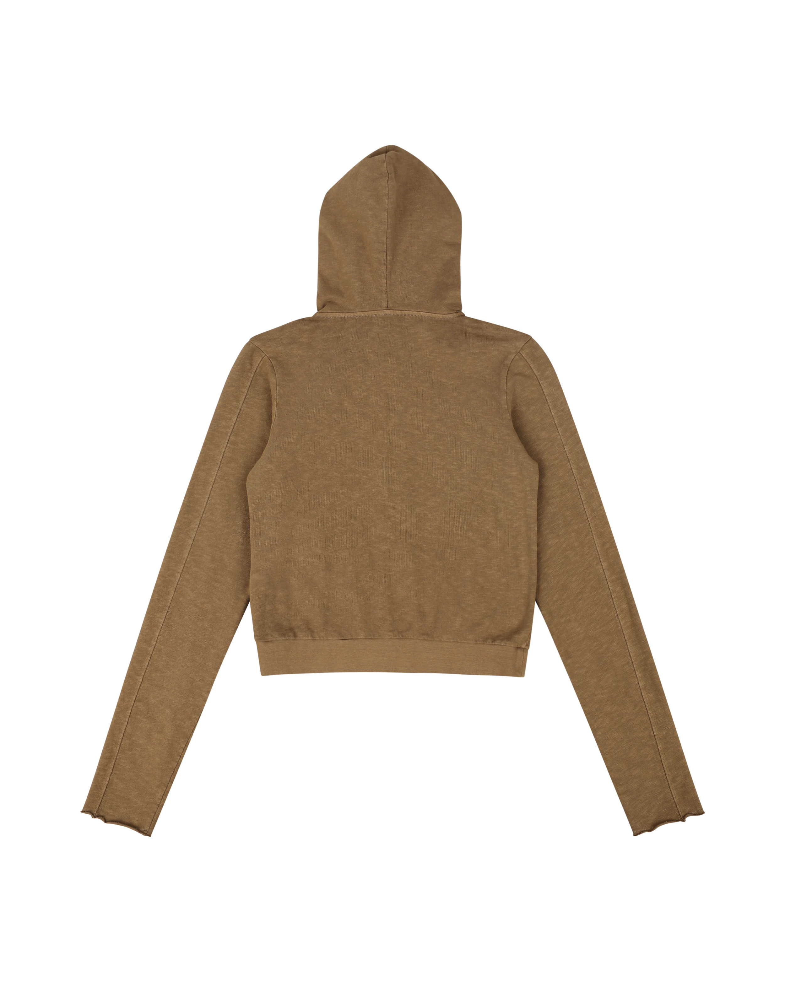 LIGHTWEIGHT CROPPED ZIP-UP DUNE - 7