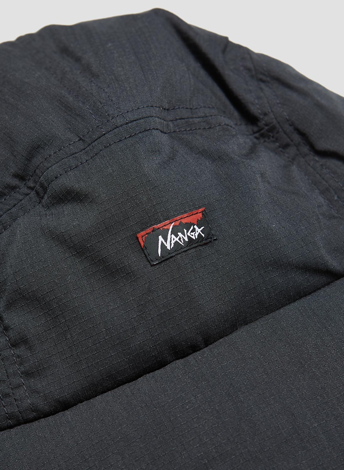 Nanga Hinoc Ripstop Down Ear Flap Cap in Black - 2