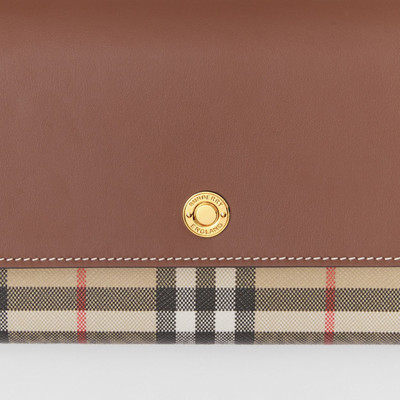 Burberry Check and Leather Wallet with Detachable Strap outlook