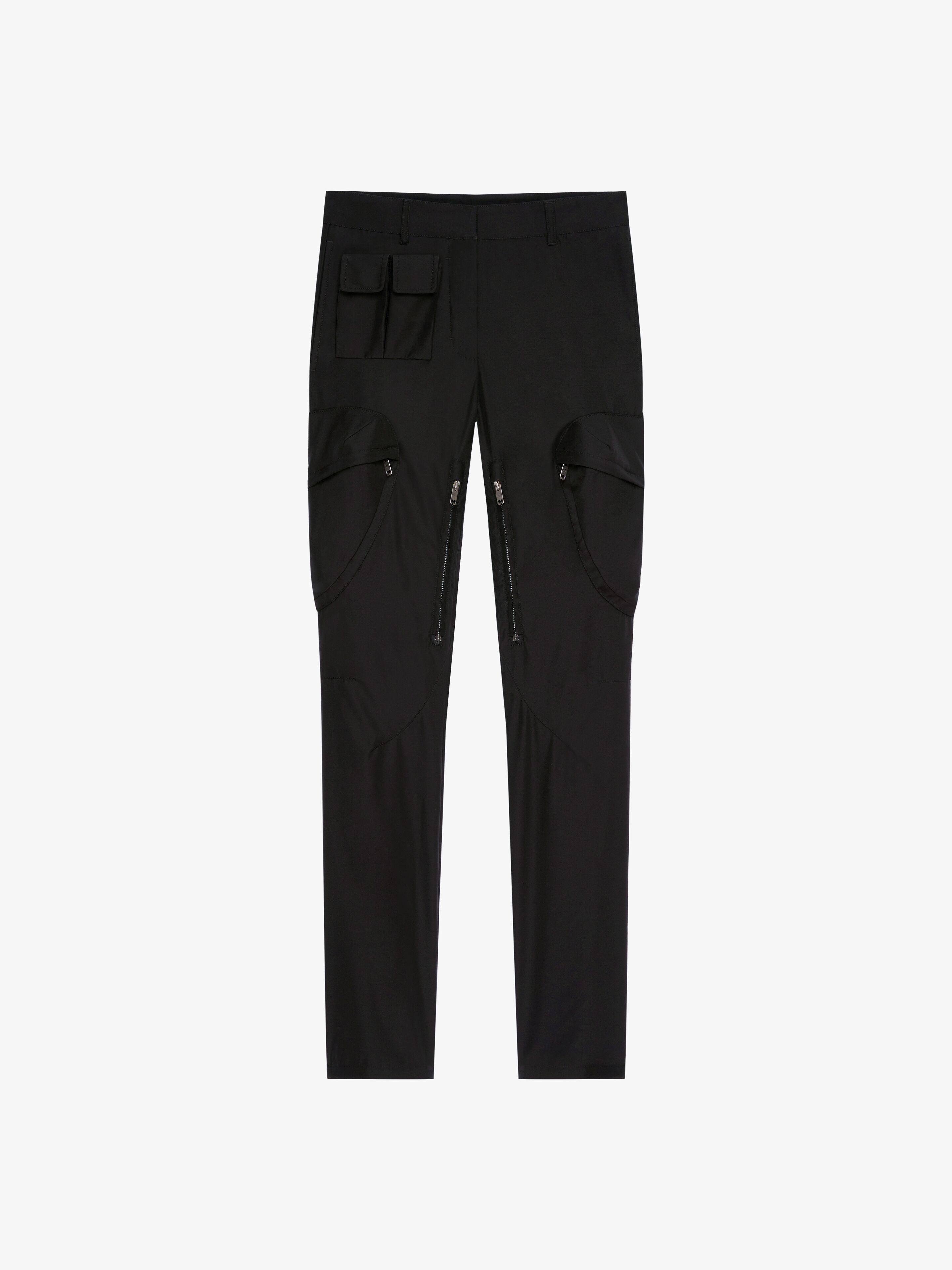 SLIM FIT CARGO PANTS IN COTTON - 1