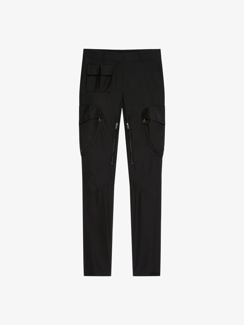 SLIM FIT CARGO PANTS IN COTTON 1