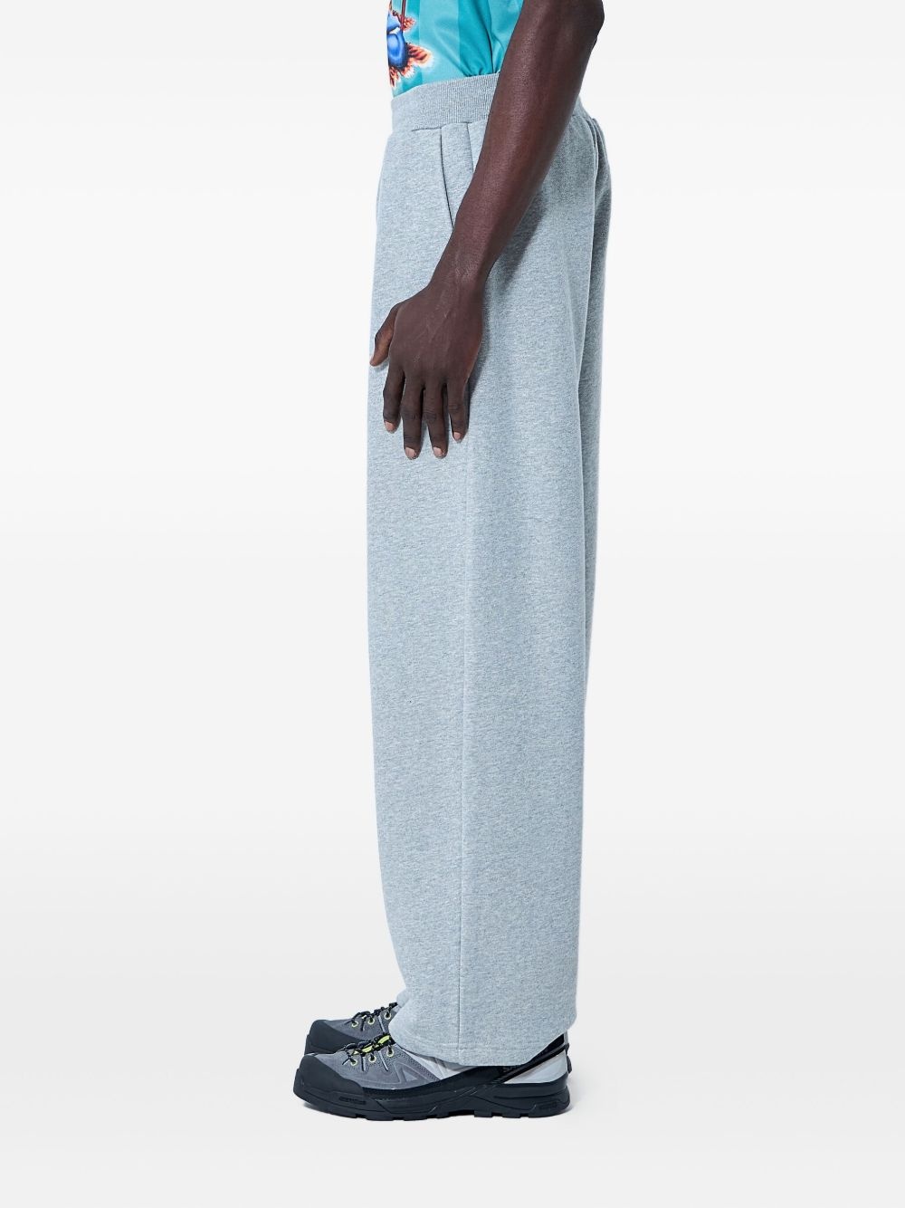 drawstring logo track pants - 3