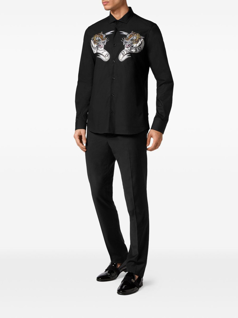 Gothic Plein-print shirt 3