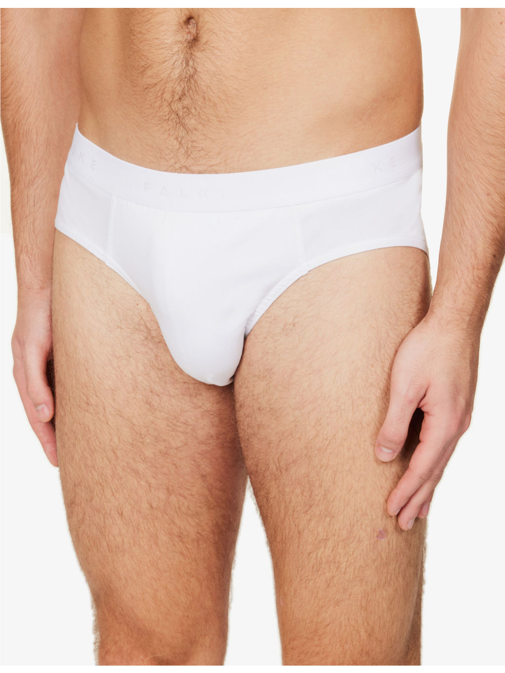 Tonal waistband pack of two stretch-cotton briefs - 5