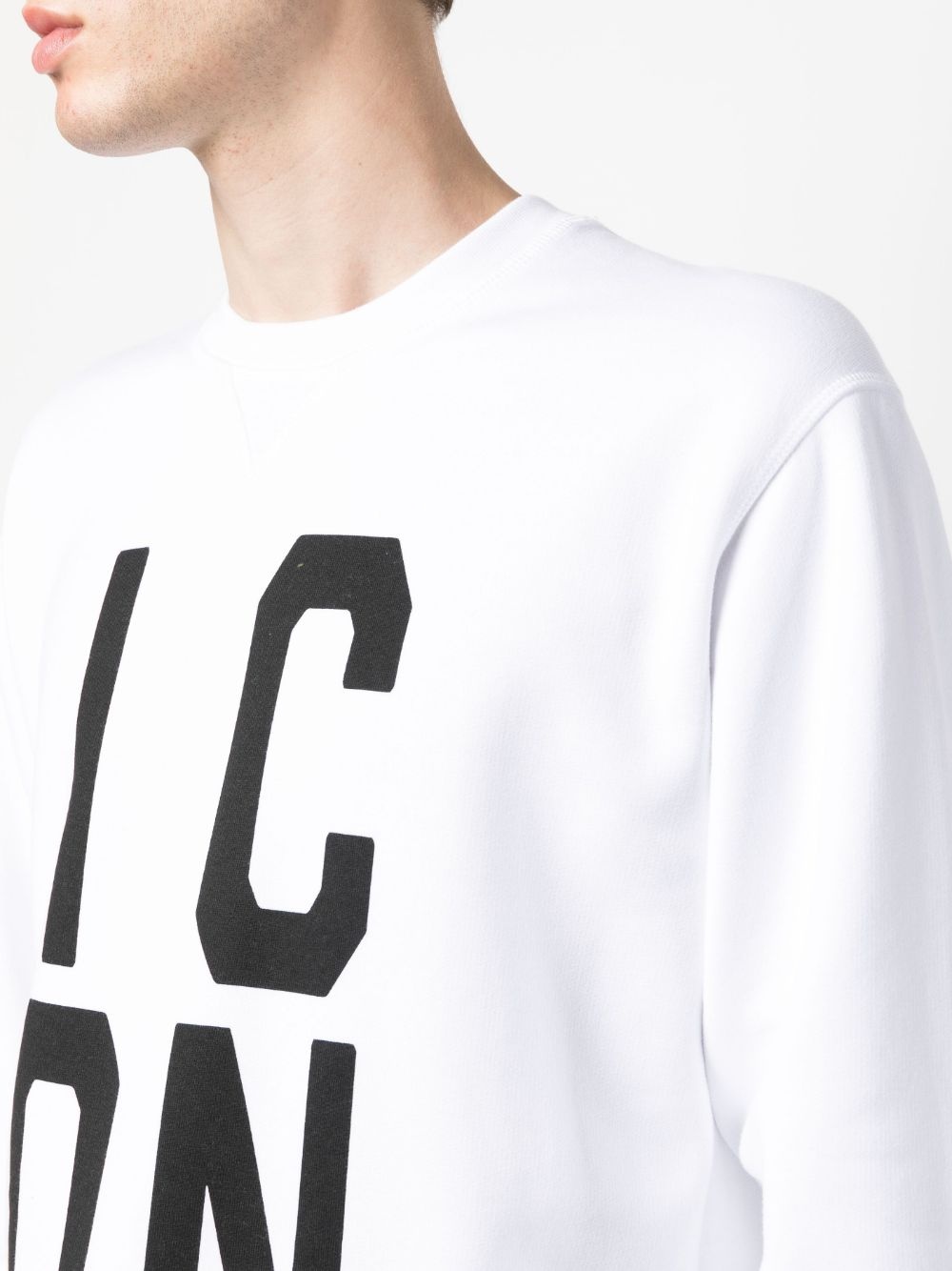 Icon logo-print sweatshirt - 5