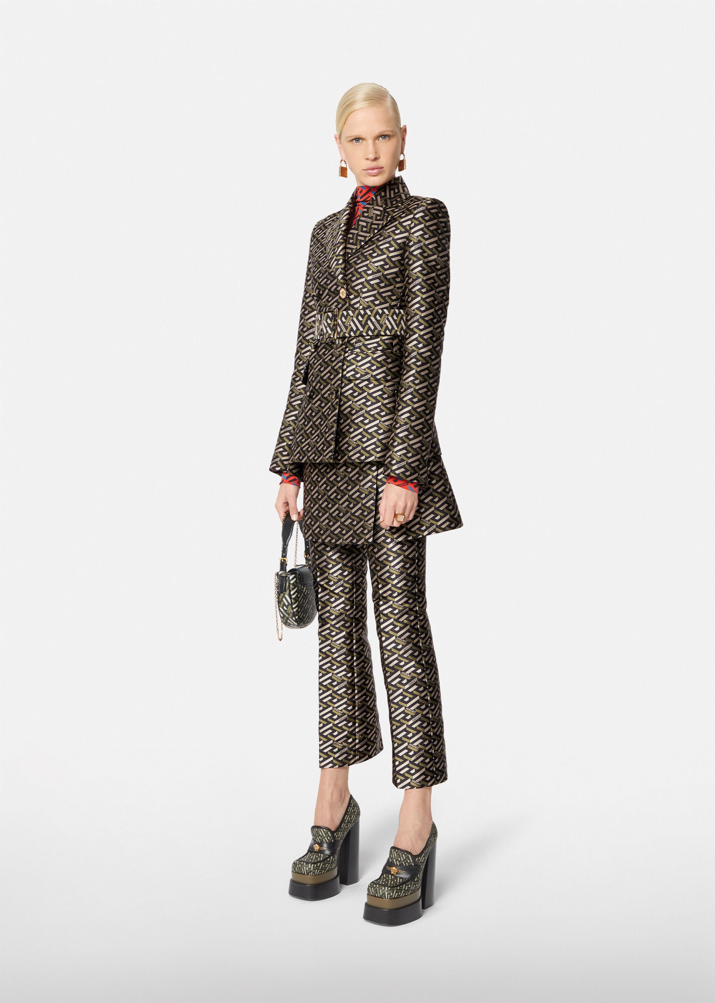 La Greca Jacquard Pants - 4
