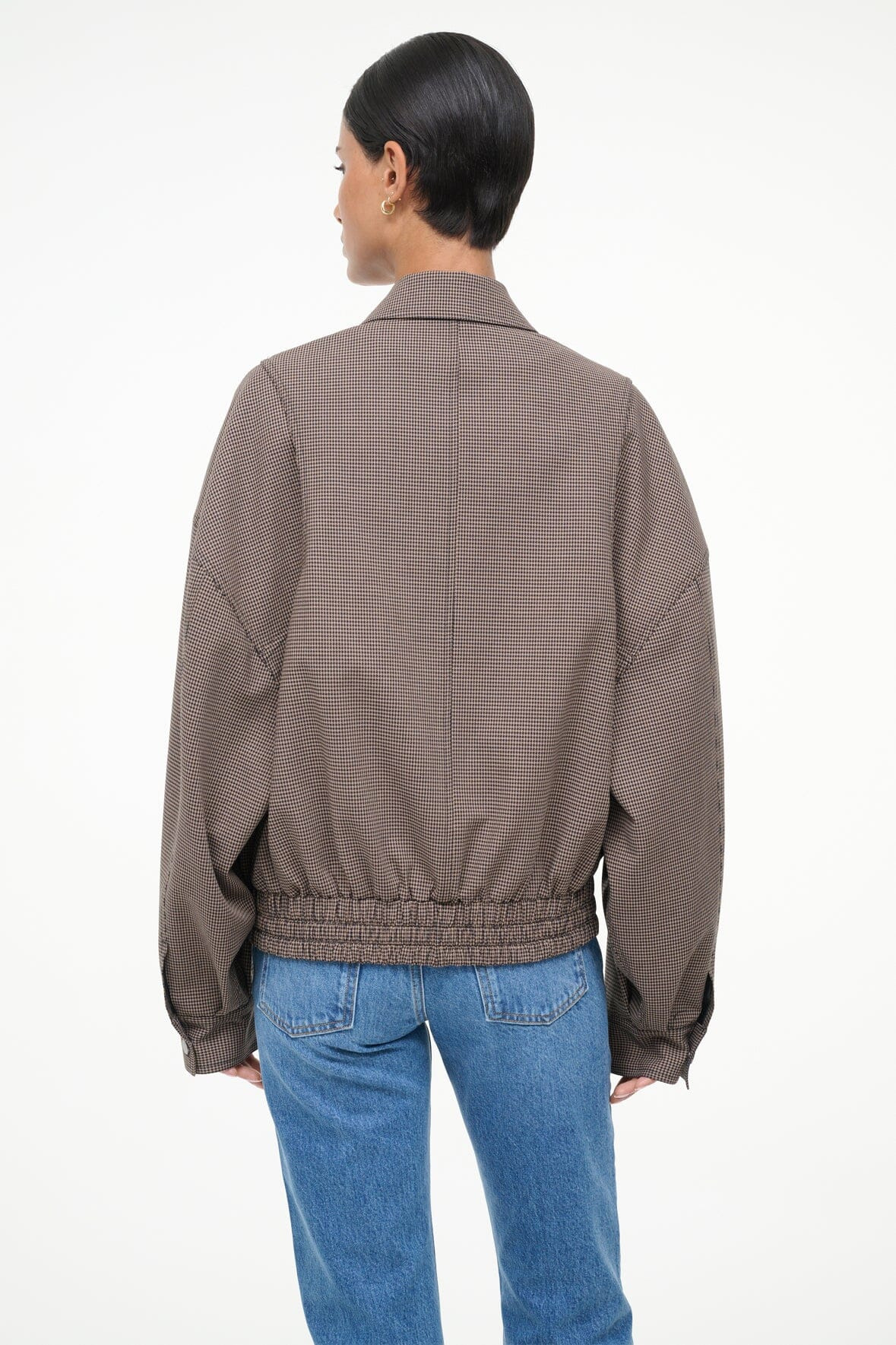STAUD EUGENE JACKET HOUNDSTOOTH - 5
