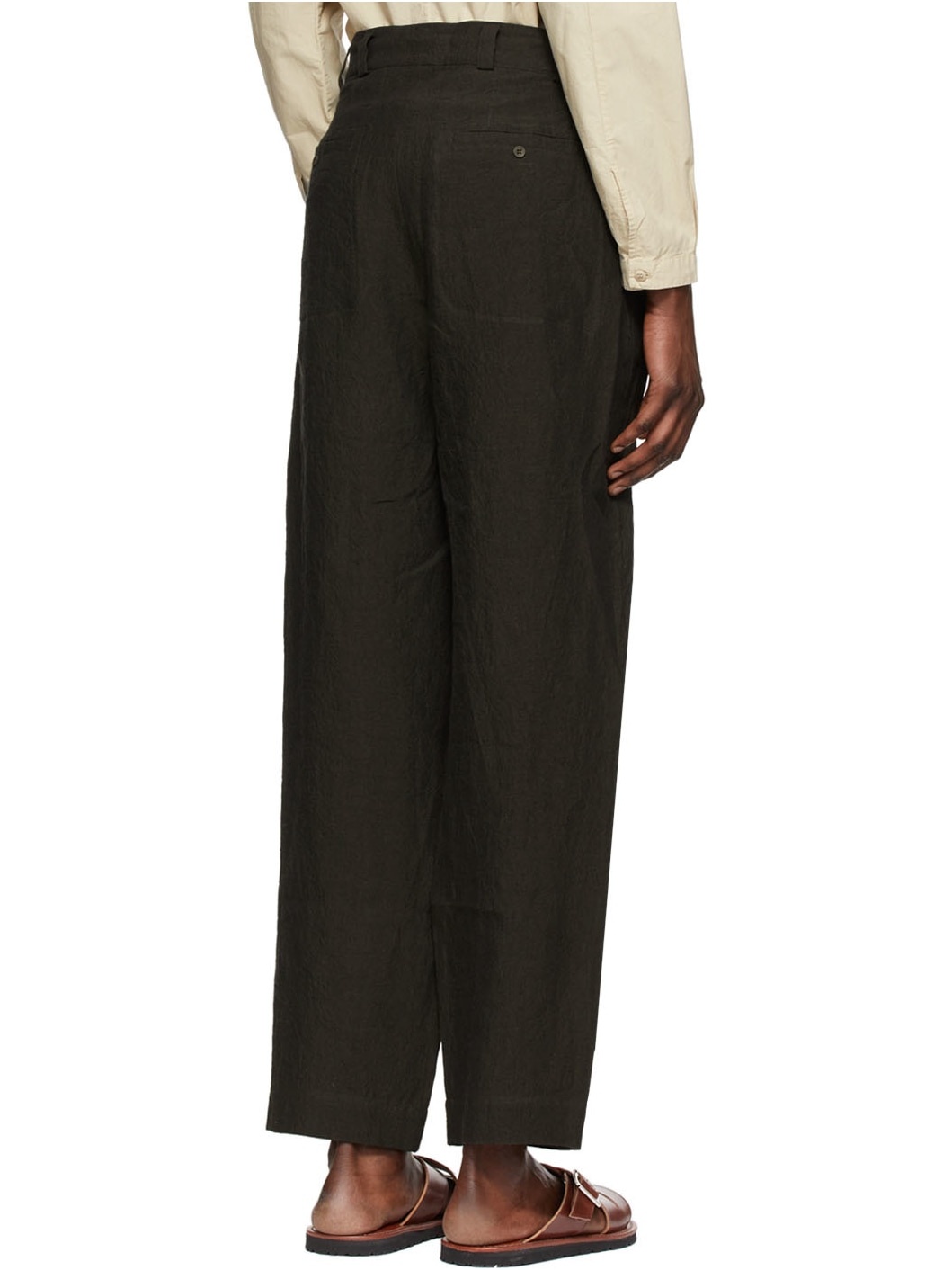 Green 'The Botanist' Trousers - 3