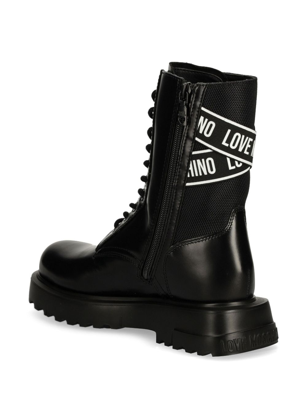 logo-print boots - 3