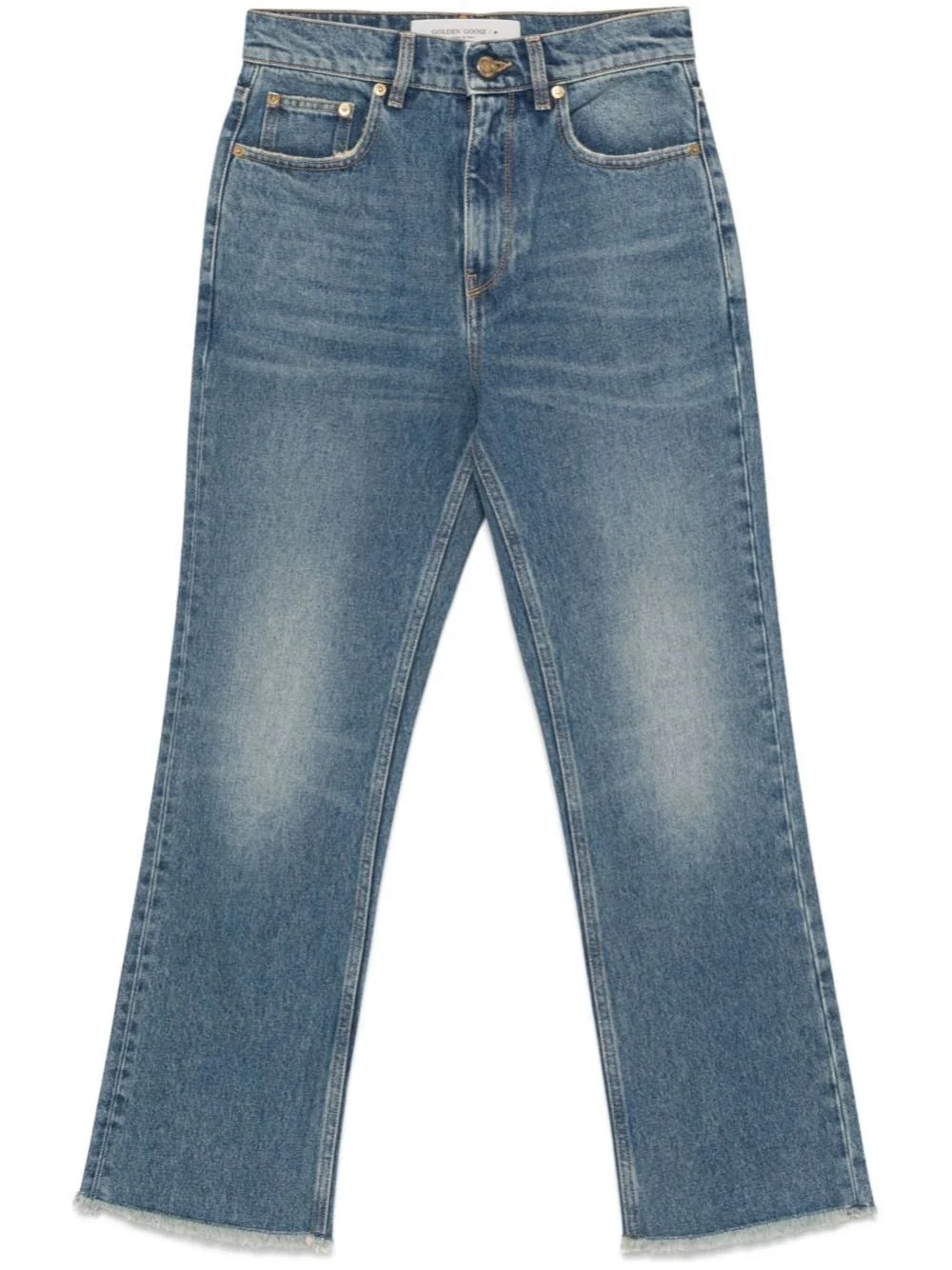 Golden Goose Women Cropped Flare Jeans - 1