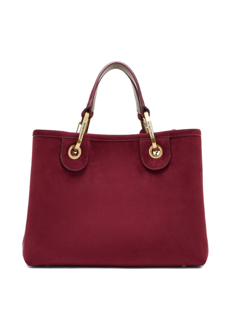 top-handle gold-tone detail tote bag 3