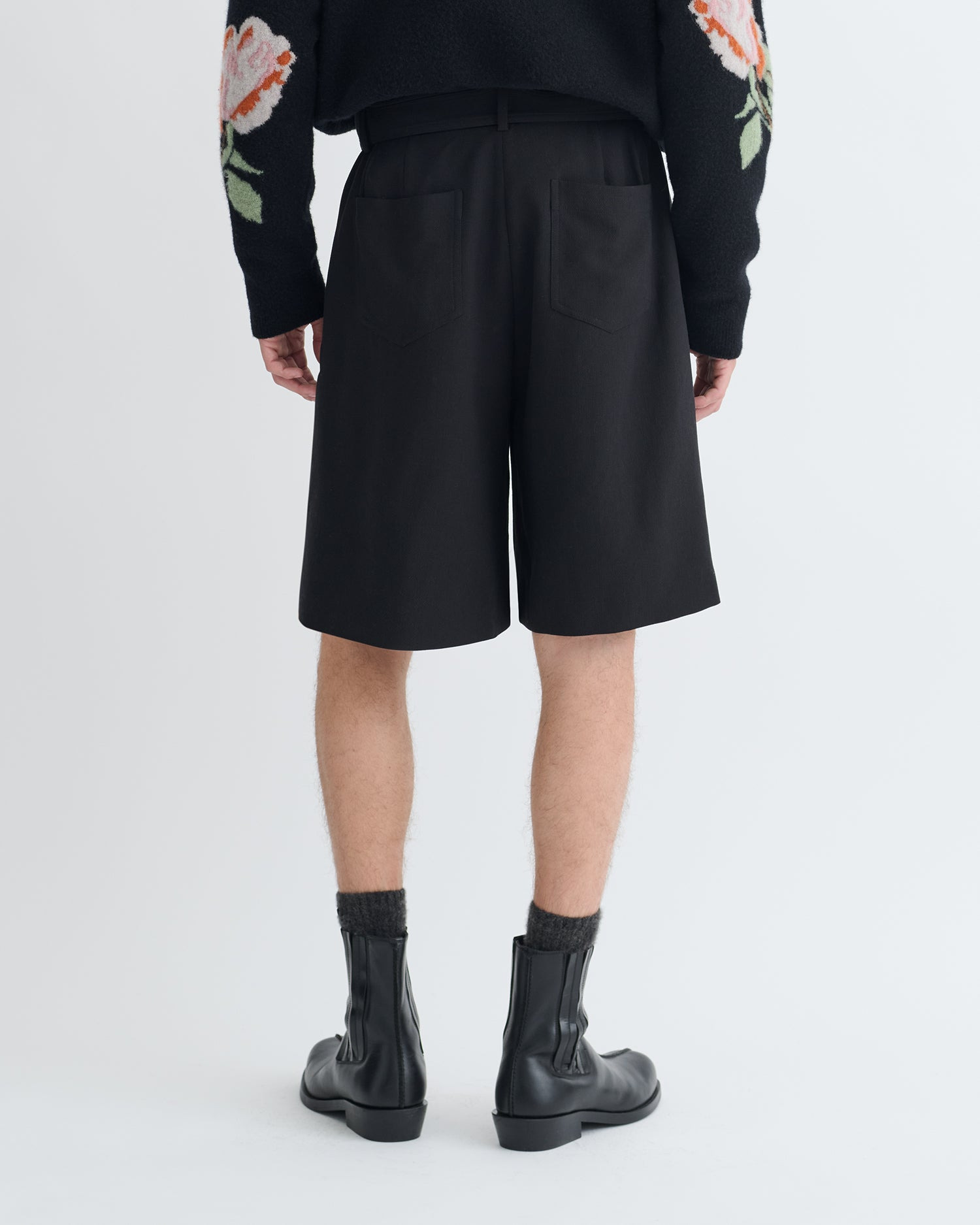 Tailored Crepe Twill Shorts - 5