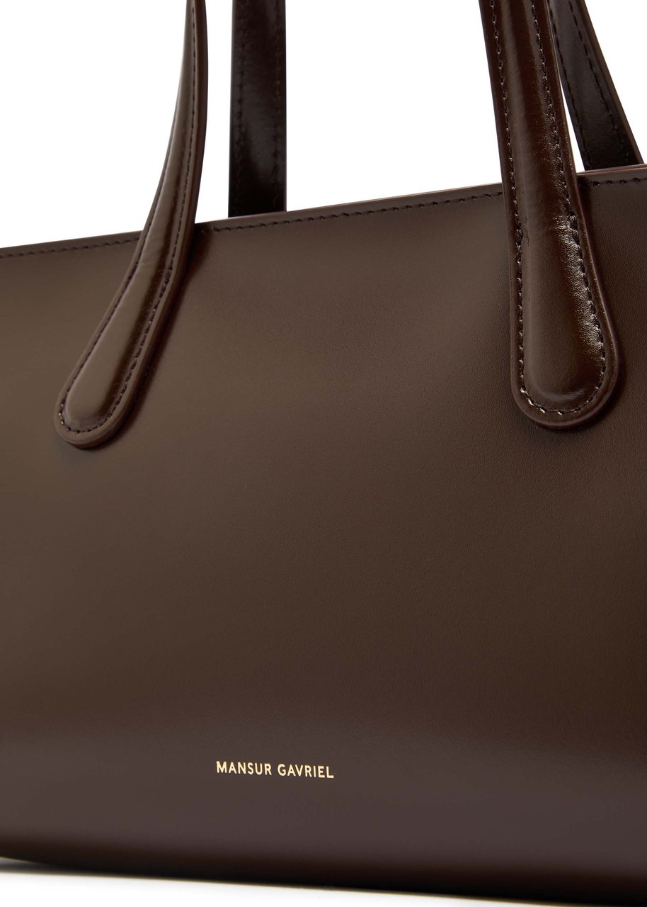 Mansur Gavriel Mini Everyday Glossed Leather top Handle bag - 3