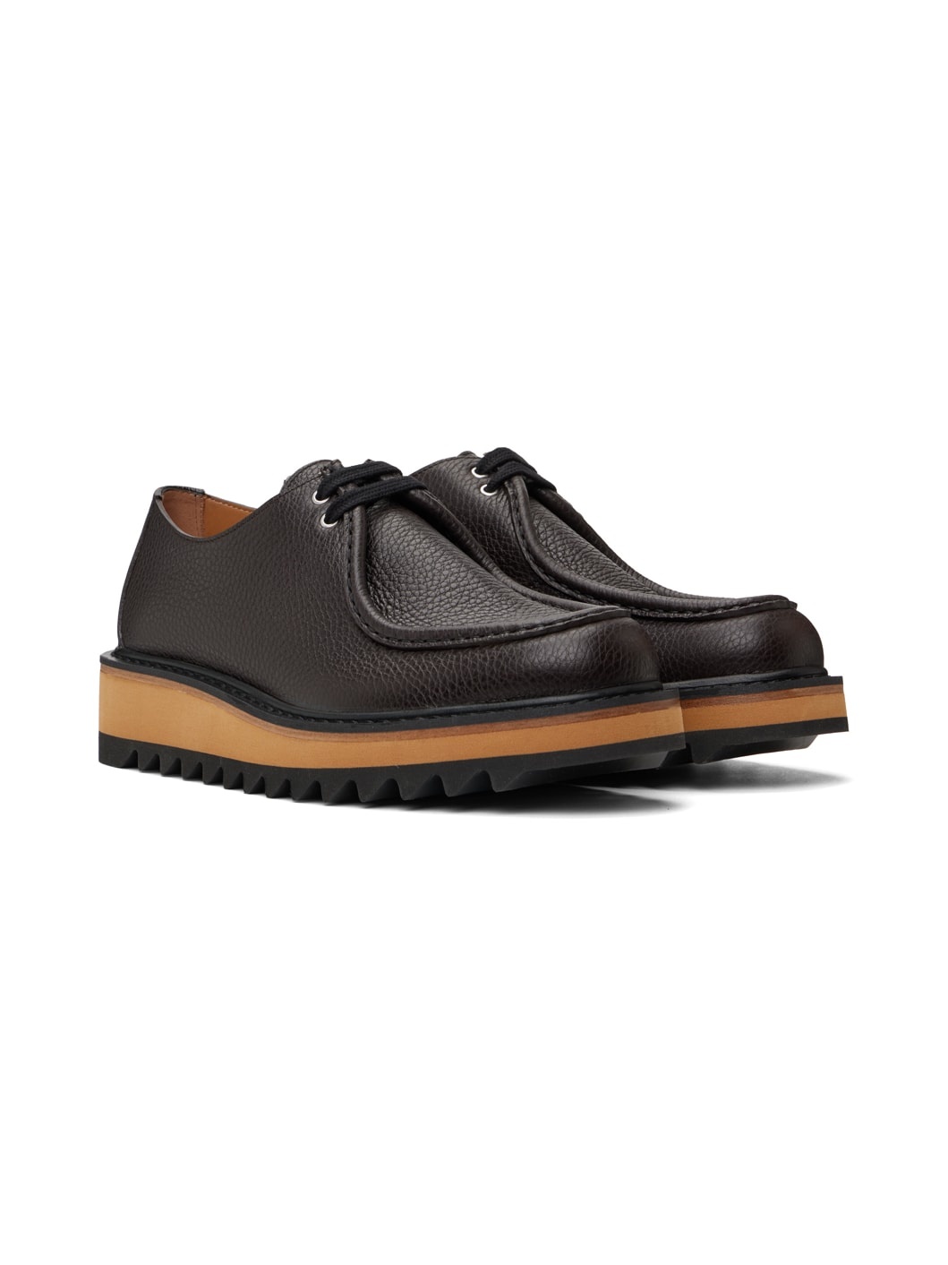 Brown Platform Derbys - 4