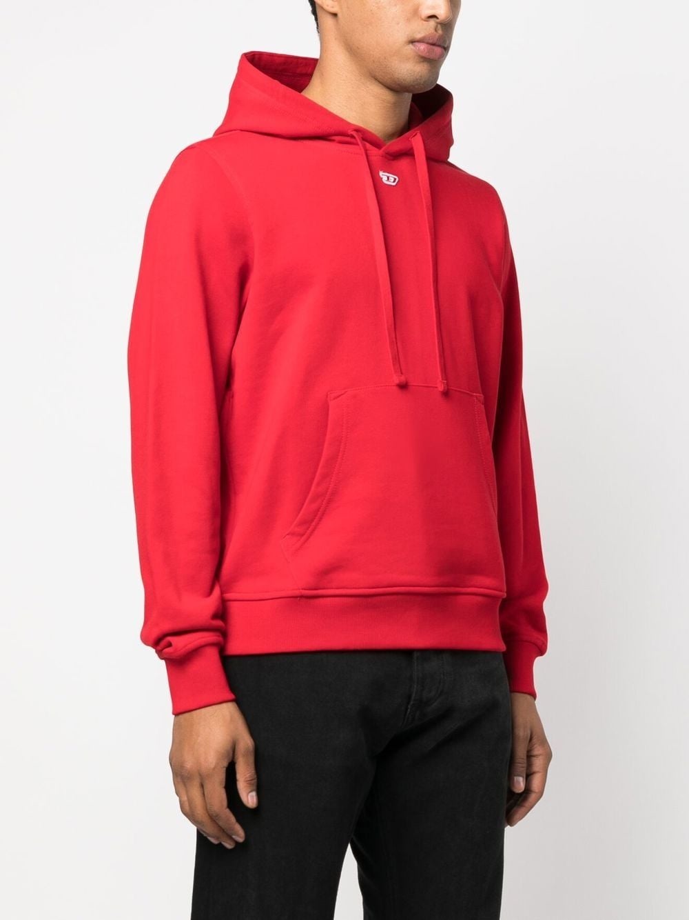 logo-patch detail hoodie - 4