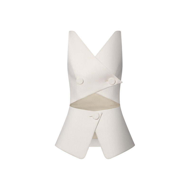 Cut-Out Waistcoat Top 1
