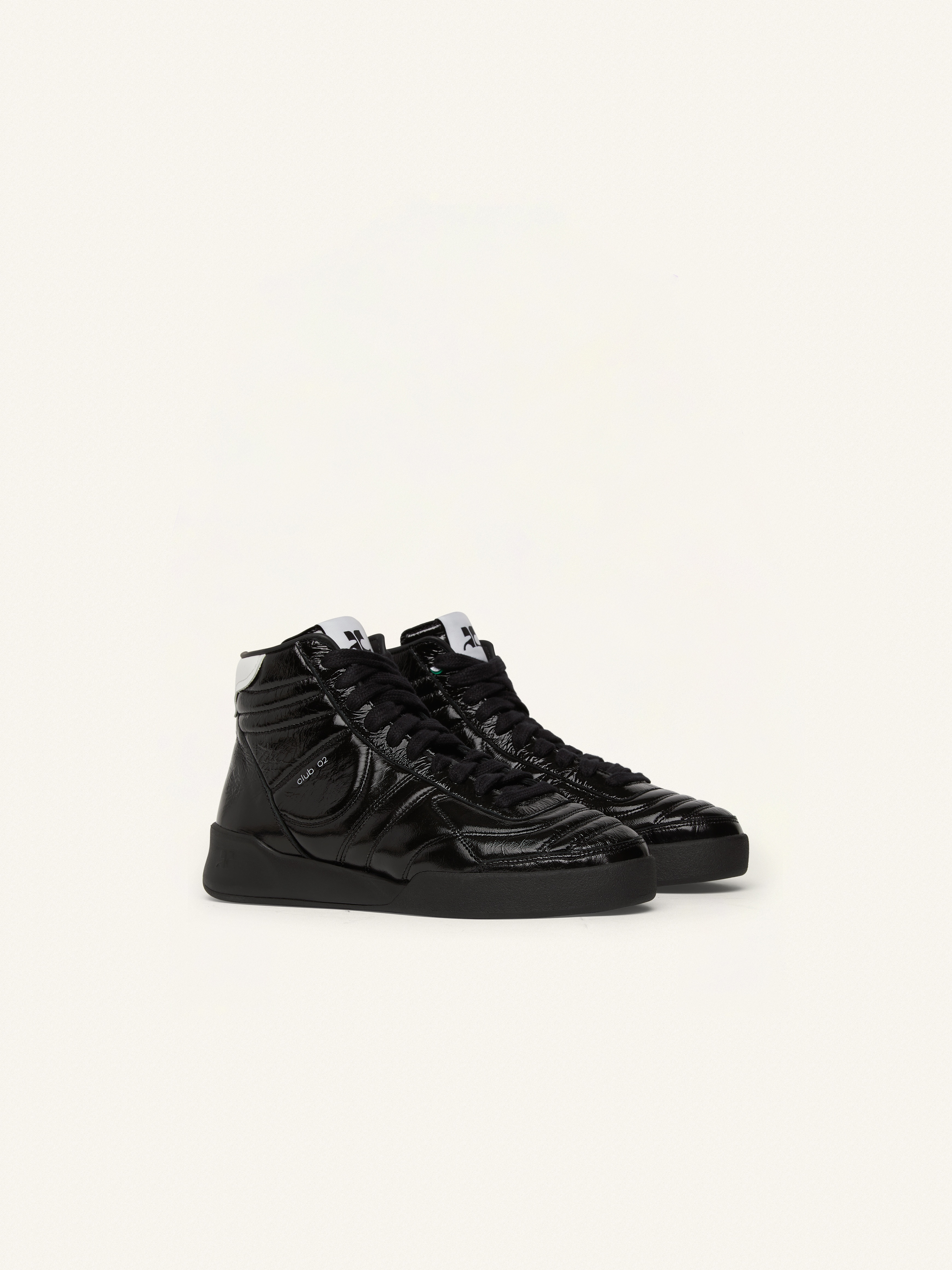 CLUB02 MID NAPLACK LEATHER SNEAKERS - 2