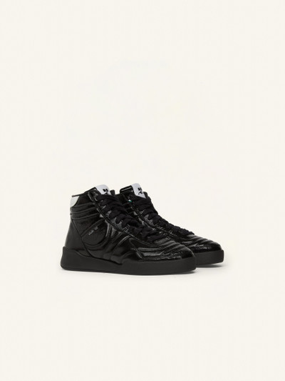 courrèges CLUB02 MID NAPLACK LEATHER SNEAKERS outlook