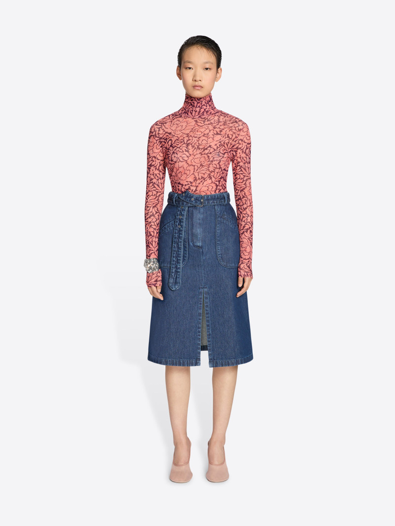 Dries Van Noten BELTED DENIM SKIRT outlook