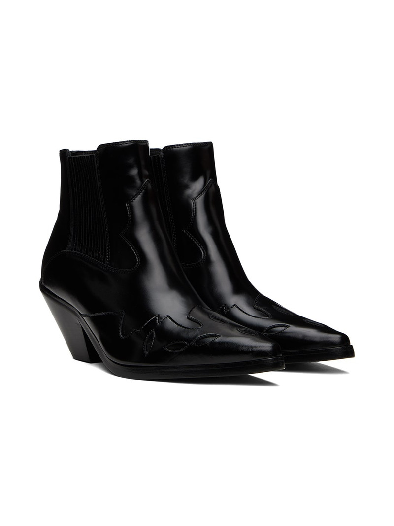 Black Midnight Cowboy Boots 4