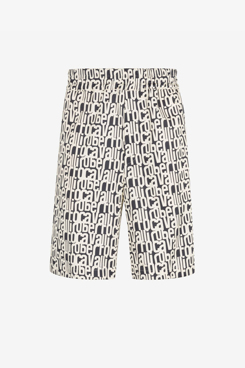 Logo-Print Cotton Shorts 1