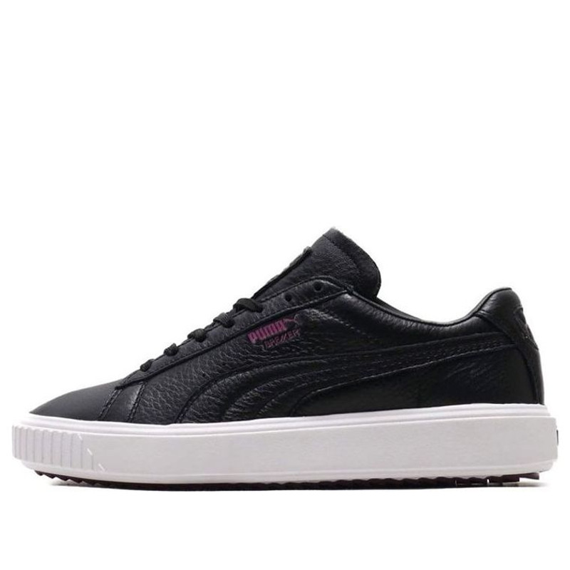 PUMA Unisex Breaker Leather Sneakers Black 366620-01 - 1