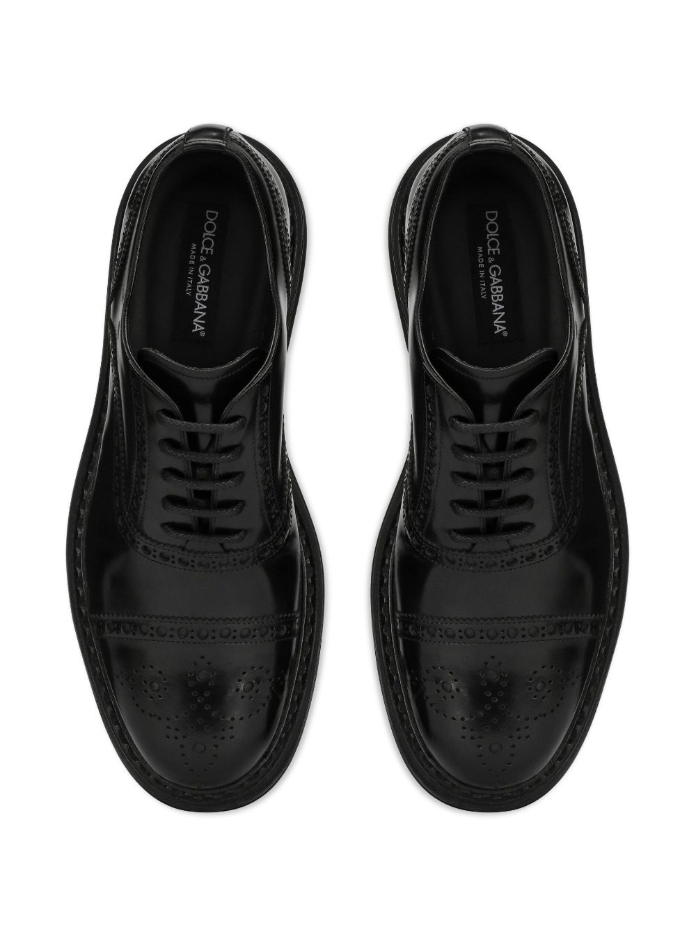 Francesina leather derby shoes - 4