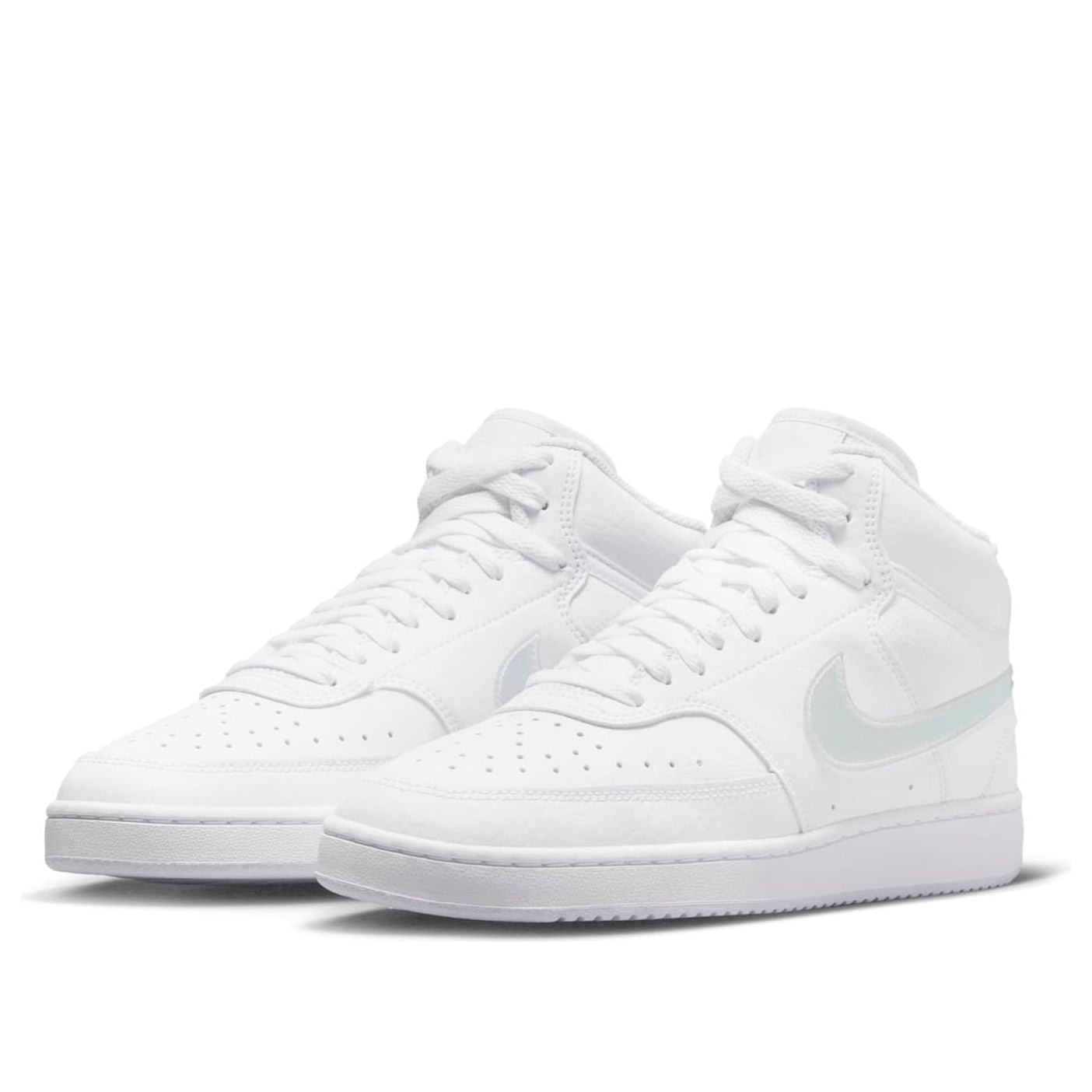 (WMNS) Nike Court Vision Mid 'White Iridescent' FD0819-100 - 3