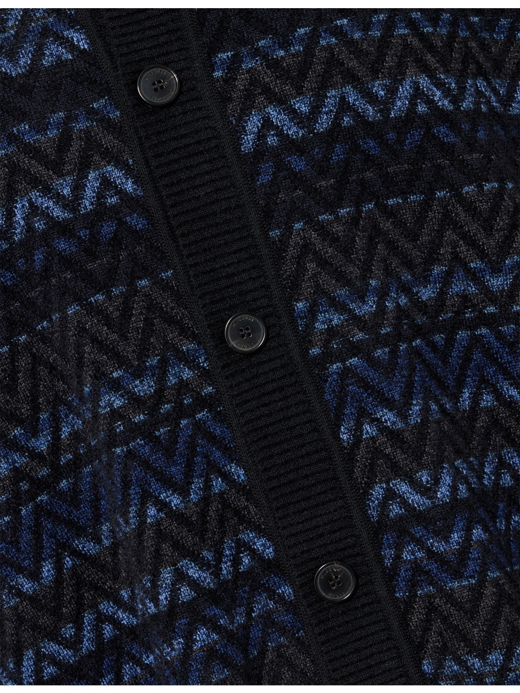 Chevron Relaxed-Fit Knitted Cardigan - 6