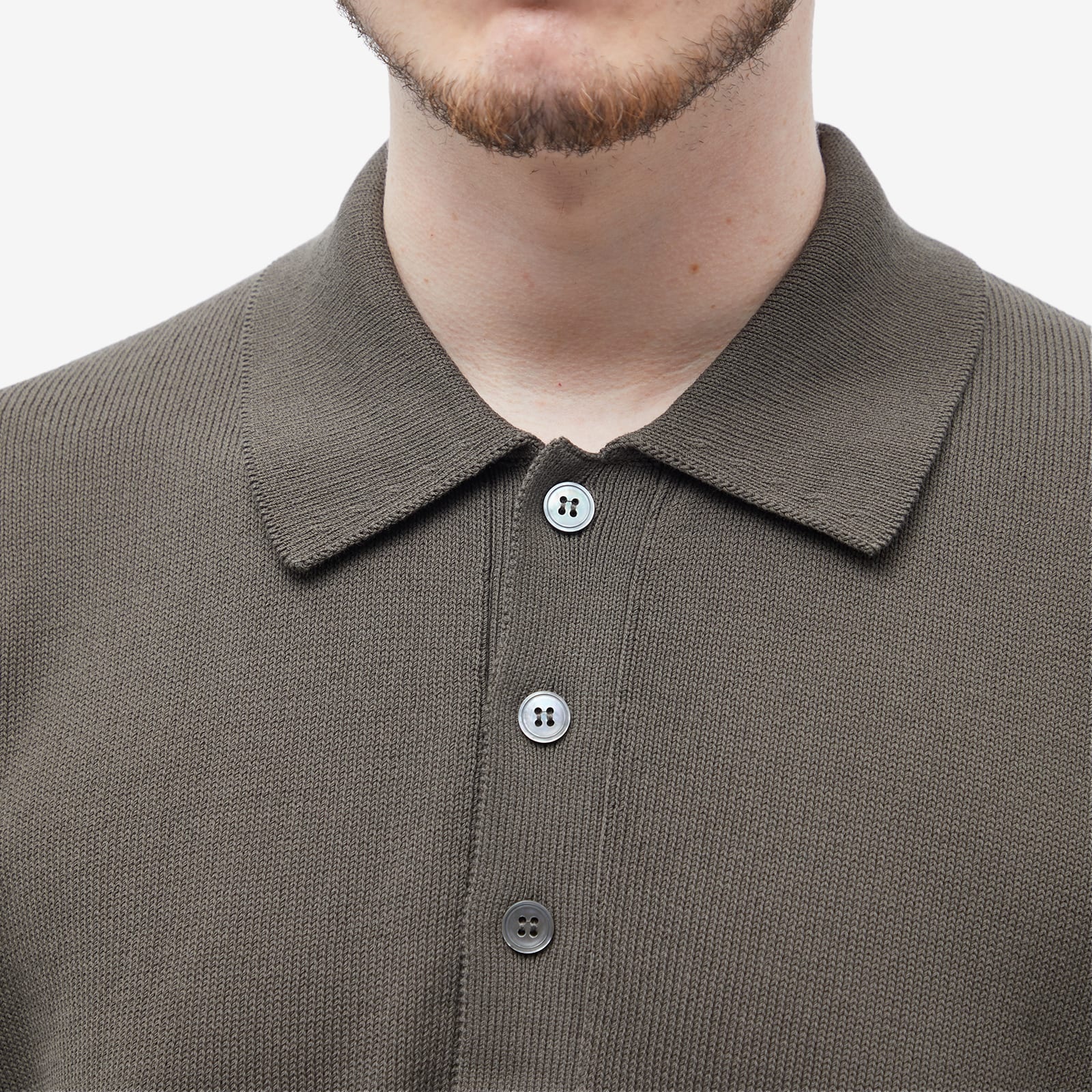 Studio Nicholson Studio Nicholson Swing Knit Polo