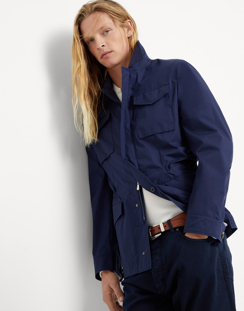 Lightweight water-resistant techno cotton field jacket 4