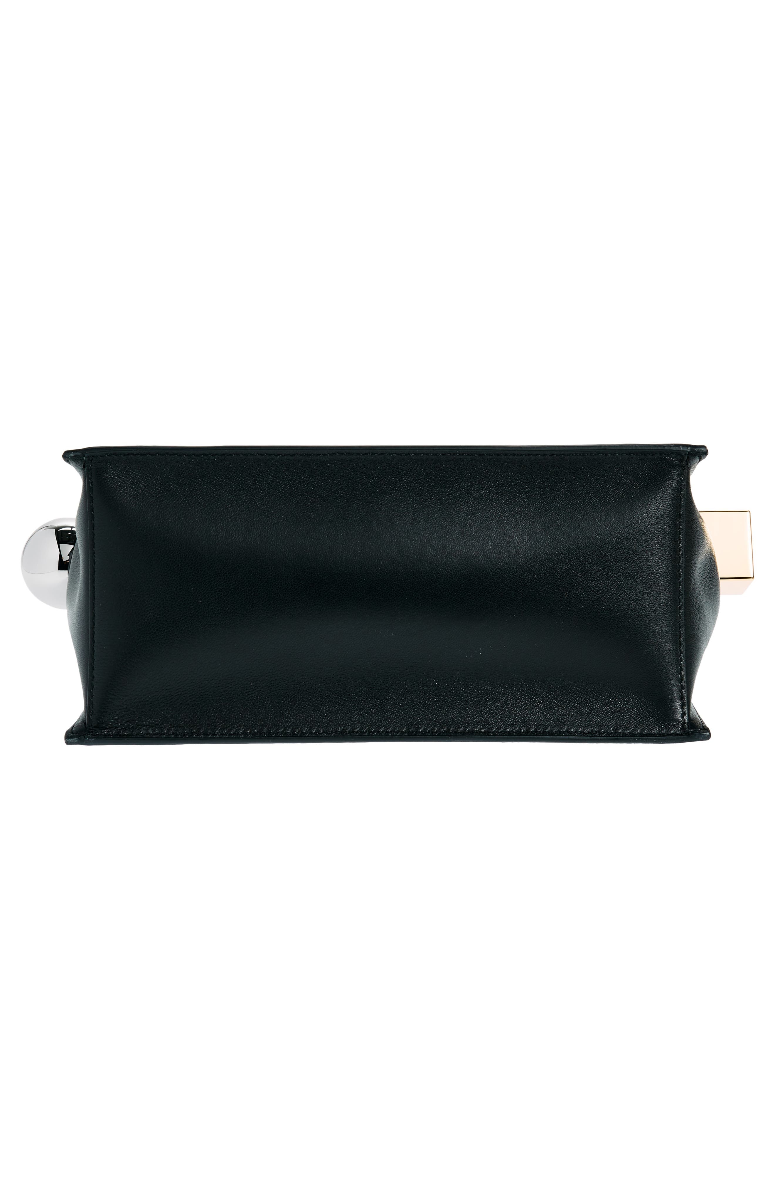 La Pochette Rond Carré Leather Clutch - 6