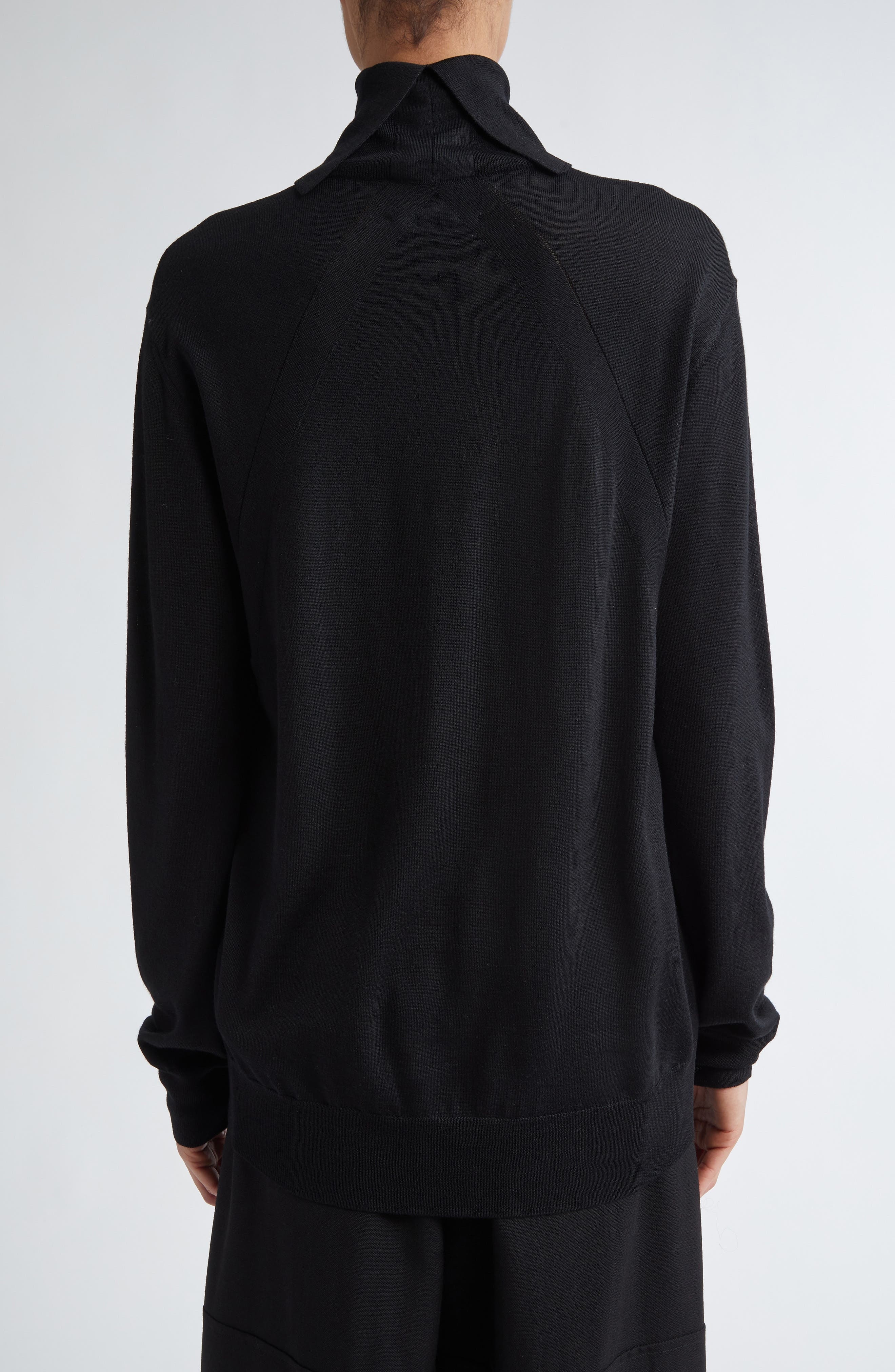 Jil Sander Wool Turtleneck Sweater in Black at Nordstrom - 3