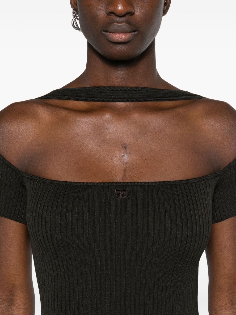 Hyperbole ribbed minidress - 5