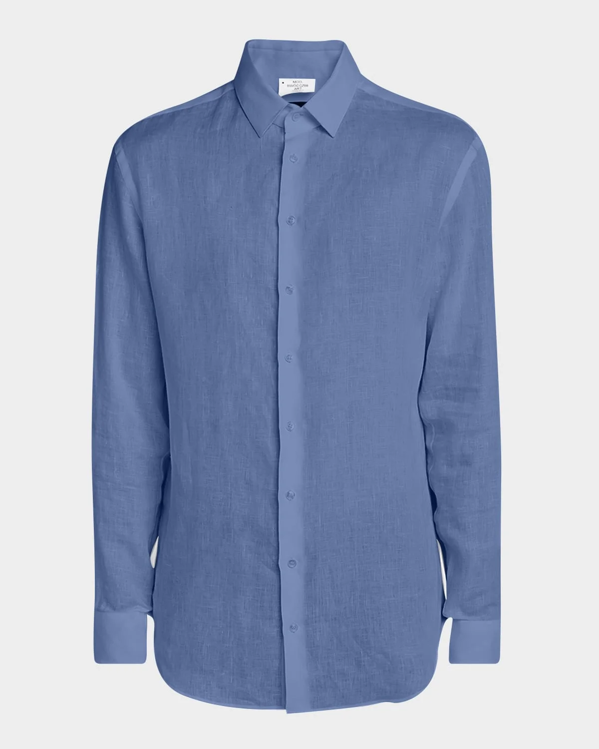 Men's Classic Solid Linen Sport Shirt - 1