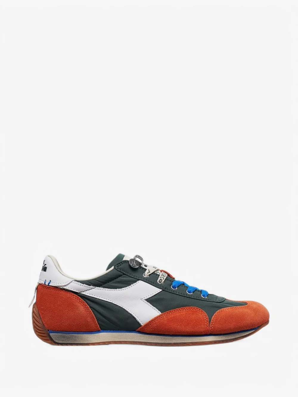 x JW Anderson suede-panelled sneakers - 1