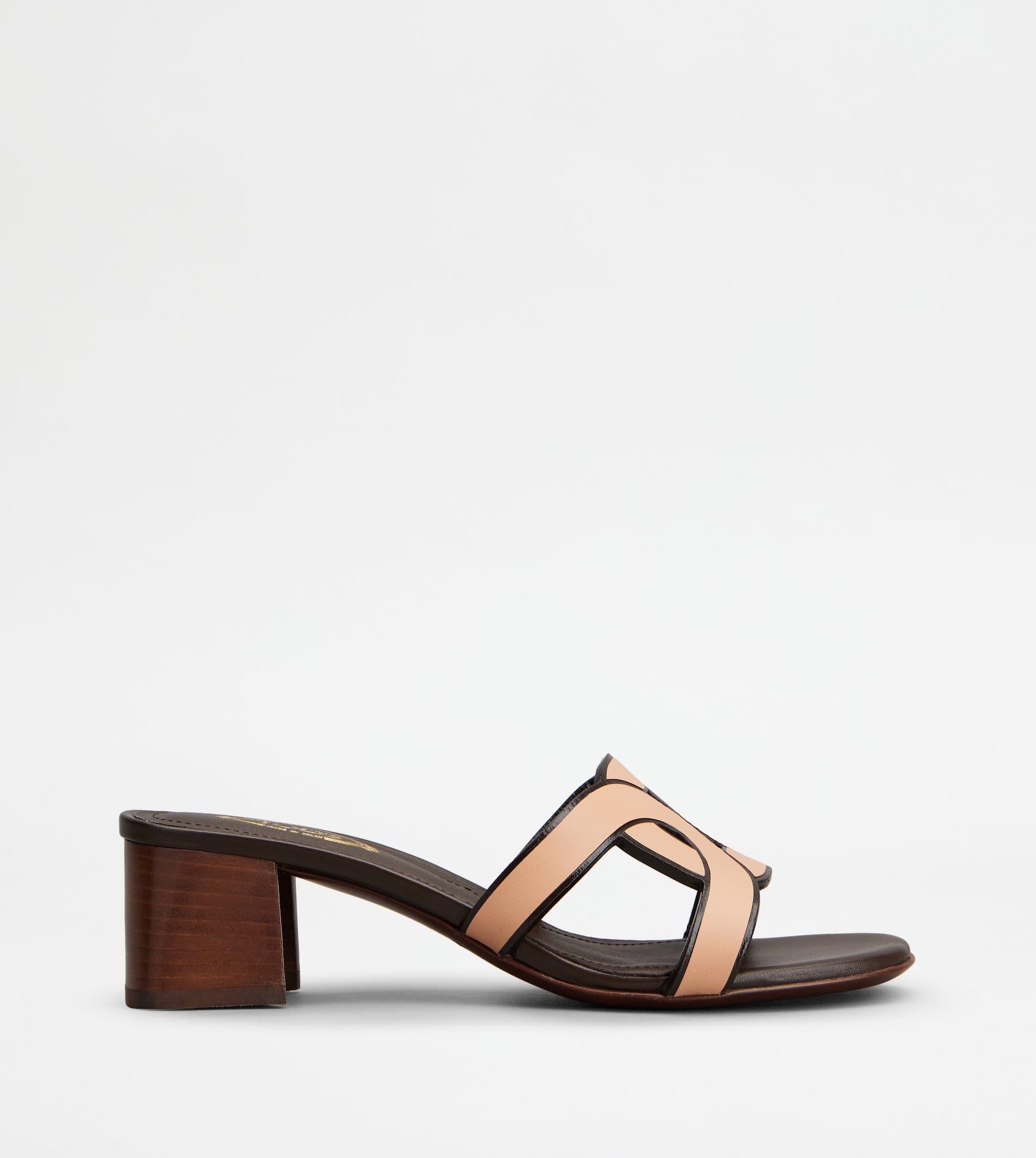 KATE SANDALS IN LEATHER - PINK - 1