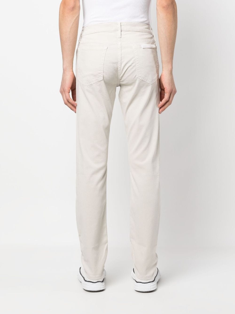 straight-leg chino trousers - 4