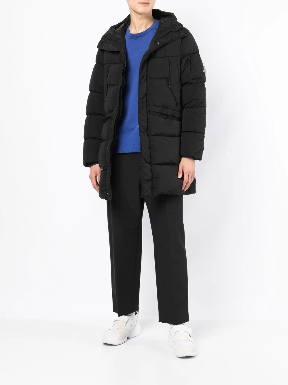 longline padded puffer coat - 2