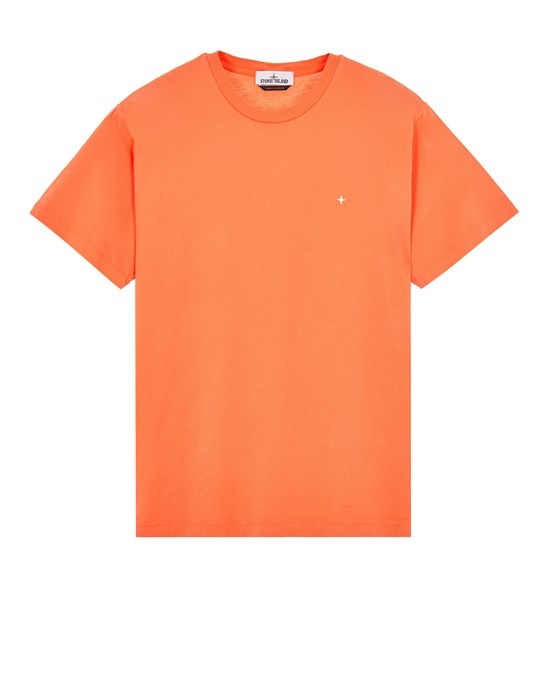 21213 COTTON JERSEY_GARMENT DYED ORANGE - 1