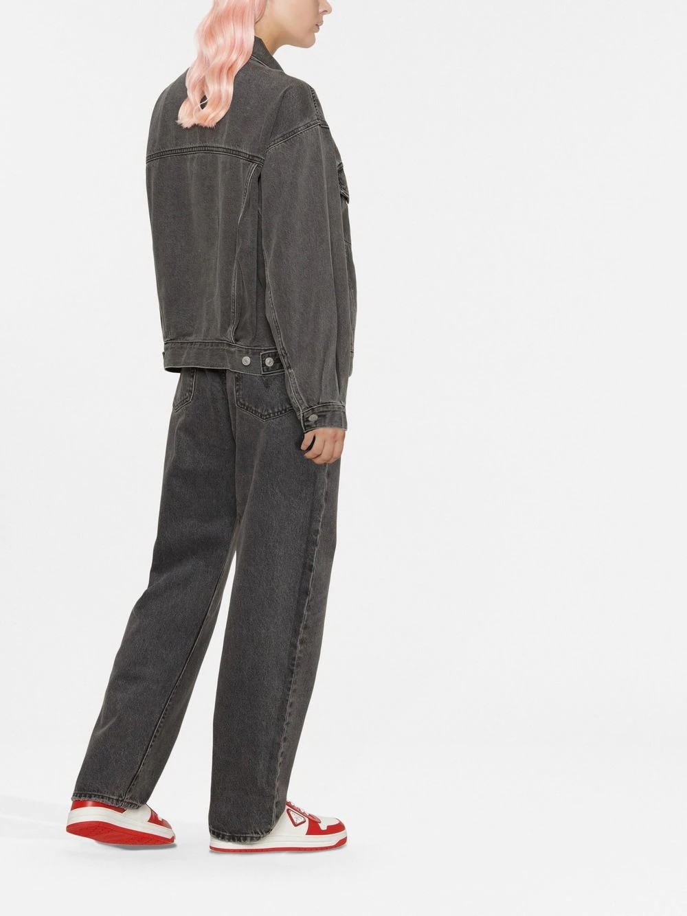 buttoned-up denim jacket - 4