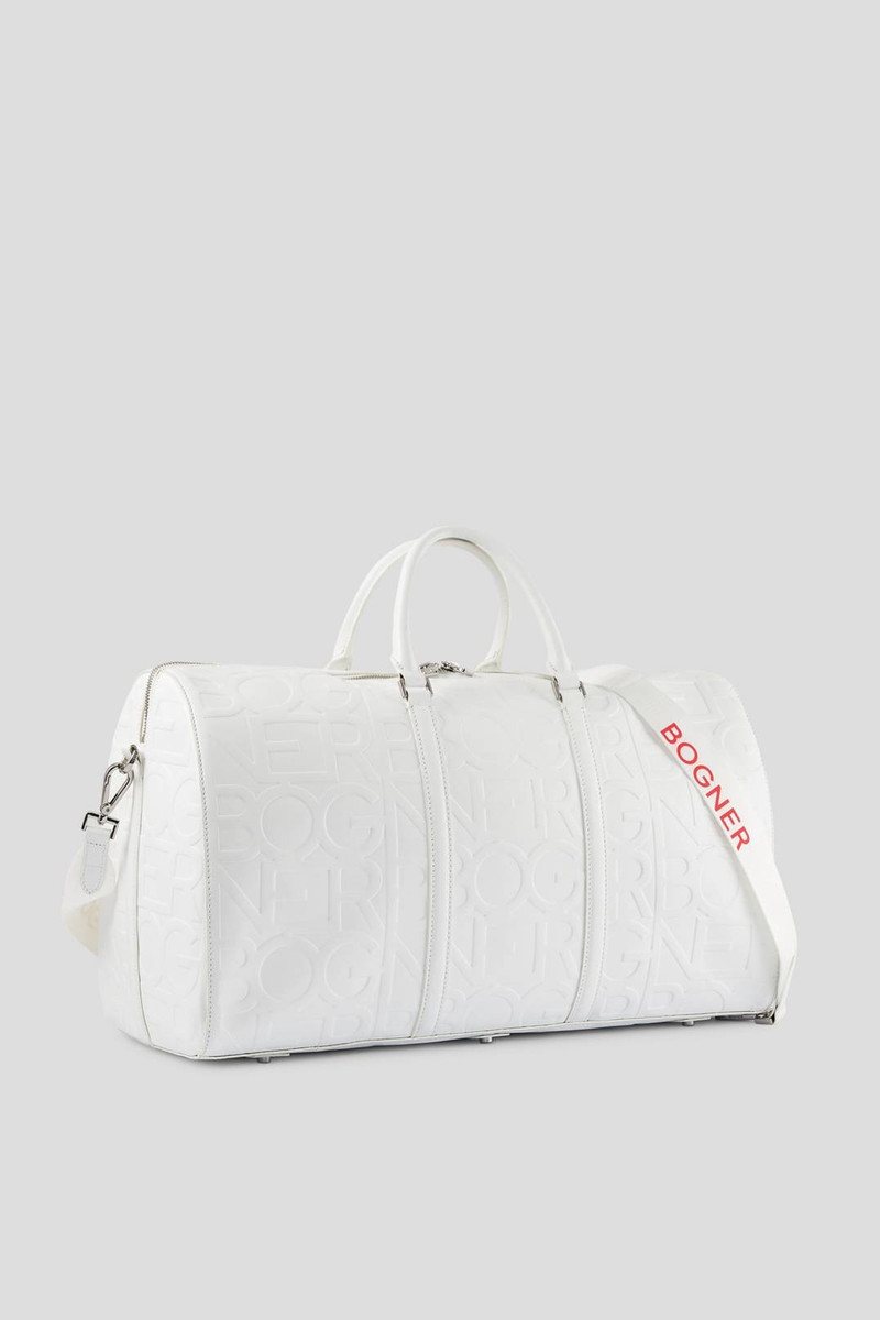 BOGNER TENNA HARPER WEEKENDER BAG IN WHITE outlook