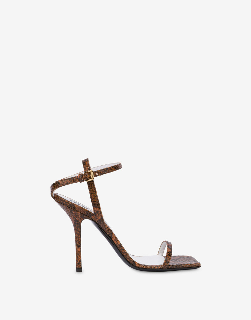 PYTHON PRINT CALF SANDALS TINA 2