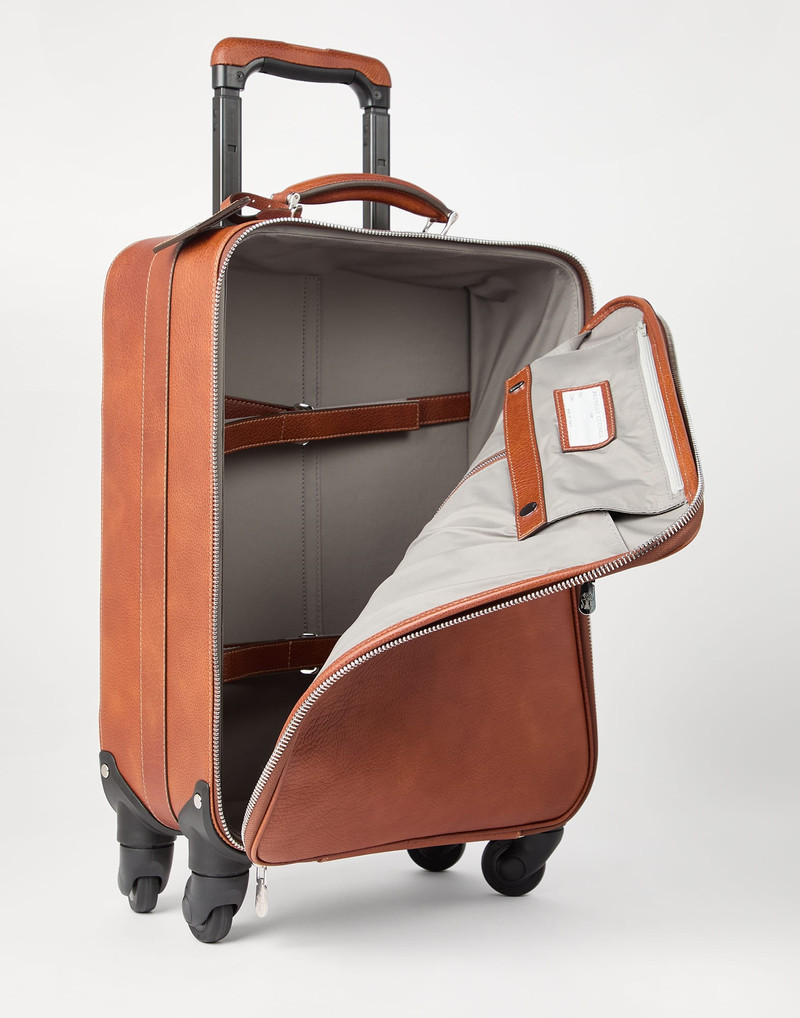 Grained calfskin suitcase 5